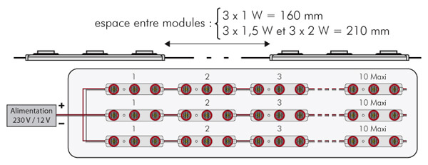 direct enseignes 08 module leds de puissance module de puissance 3w eclairage de facade leds 12v modul eleds de puissance module de puissance 3w eclairage facade led 06