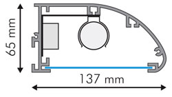 direct enseignes 07a defi rampe lumineuse led goulotte lumineuse pour enseigne goulotte lumineuse fluos complète enseigne dibond profiilé d'éclairage linéaire 28