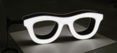 direct enseignes 15a lunette ovale haute luminosite fabrication enseigne corporative led module lde lunettes opticiens ovales haute luminosité enseigne lumineuse opticien 04