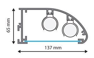 direct enseignes 08a module eco goulotte pour enseigne et panneau économique rampe lumineuse tubes leds pour enseigne pas cher rampe éclairage defi 2 tubes led pas cher 07