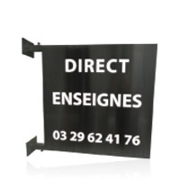 Enseigne Lumineuse Carrée Cubique Double Face, Enseigne Personnalisée – Mon  Enseigne Lumineuse