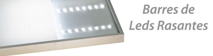 Cadre éclairé LED économique Smart LEDbox simple face