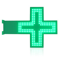 direct enseignes 11 croix simple face ext petites croix pharmacie à leds enseigne croix pharmacie led croix pharmacie lrds tarif enseigne publicitaire grossiste signalétique pancarte lumineuse 12