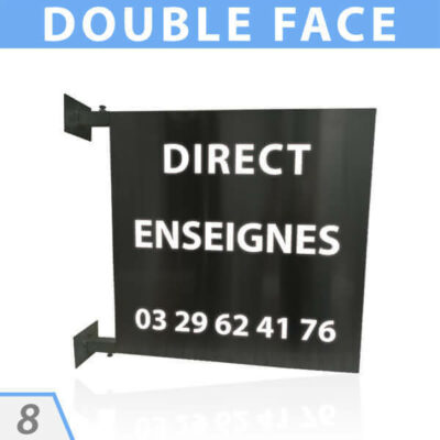 caisson double face drapeau fabricant enseigne double face tole ajouree fabricant caisson aluminium pour enseigne enseigne ajourée leds