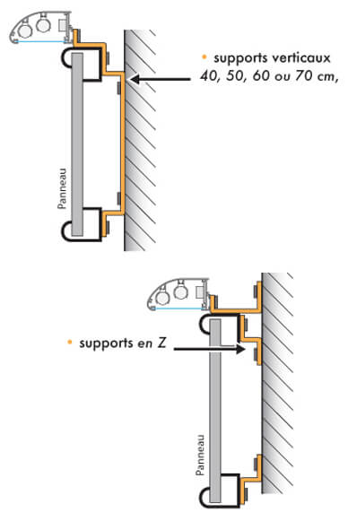 cadre aluminium leds pour enseigne aluminium pour enseigne rétroéclairée revendeur cadre enseigne suspendue signalétique profil encadrment alu