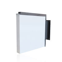 panneau simple face lumineux sans parcloses enseigne face plexi lumineuse avec debord bandeaux ultra plats éclairés 80 mm bon marché