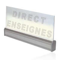 profilé rectangulaire pour éclairage tangentiel fluo socle lumineux plaque plexiglas fabricant plexiglas éclairage intégré éclairage tangentiel