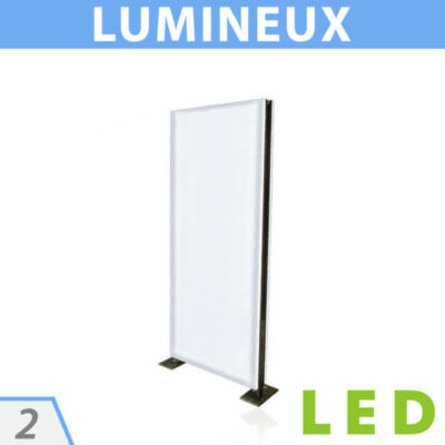 mini totem face plane non lumineux économique totem pour signaletique moderne totems exterieur plat joints creux petit totem bord lumineux moderne