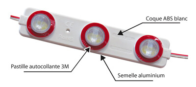 module leds évantail de lumière lettrage éclairage indirect module forte puissance 12v module leds de puissance enseigne néon flexible