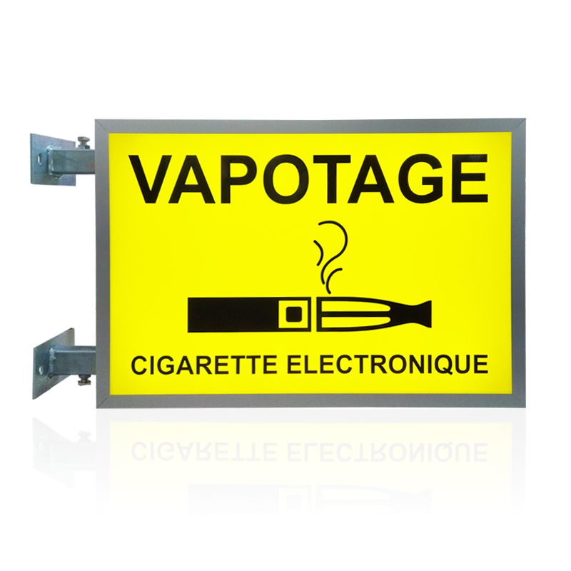 caisson led pour vapotage enseigne lumineuse pour buraliste enseigne leds double face e cigarette enseigne vapotage pas cher
