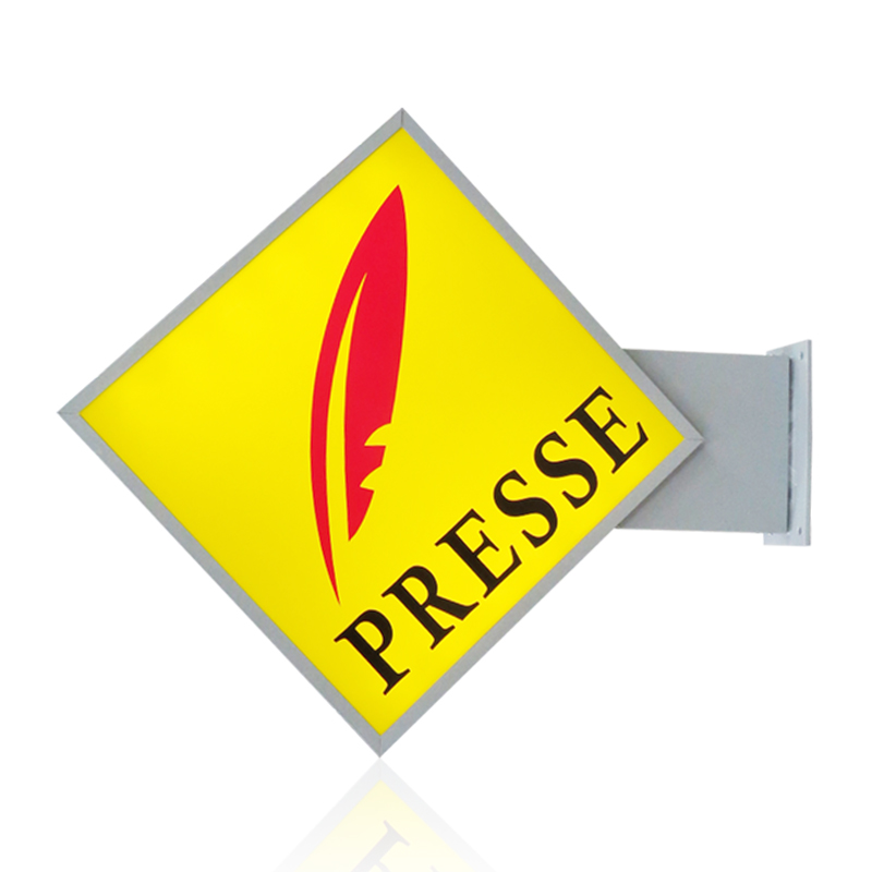 caisson presse enseigne lumineuse à leds pour buraliste enseigne lumineuse débits de tabac caisson lumineux pour buraliste pas cher fabricant plv