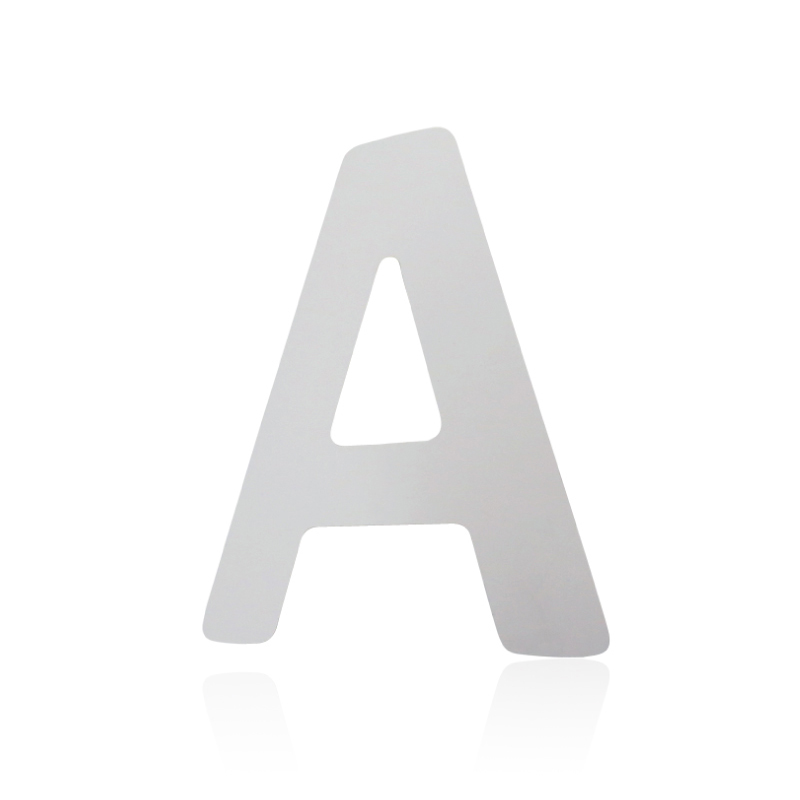lettre aluminyum lettre lumineuse fabricant plv signalétique lettrage aluminium pour façade lettrages alu brossé pour façade lettres lumineuses
