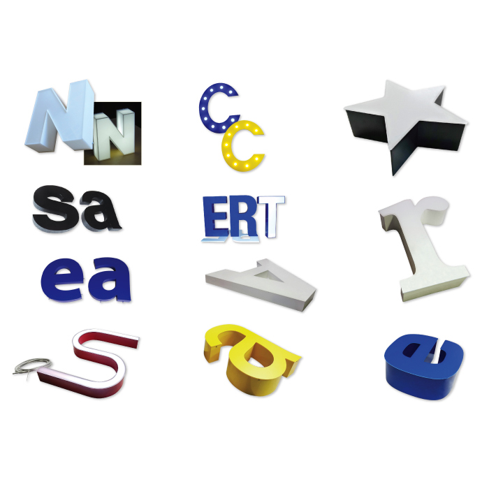 lettres lumineuses enseigne lettre dibond lettrages lumineux relief découpées acheter lettre lumineuse enseigne led enseigne lettre découpée lettre enseignes