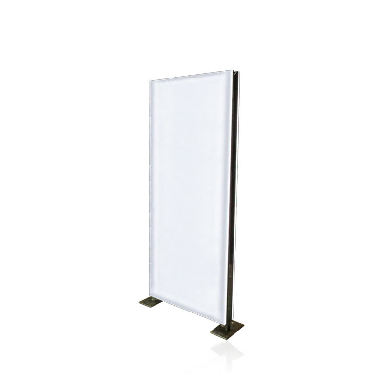 mini totem face plane non lumineux économique totem pour signaletique moderne totems exterieur plat joints creux petits totems bord lumineux moderne